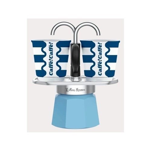 CAFETERA BIALETTI MINI EXPRESS DOLCE VITA AZUL